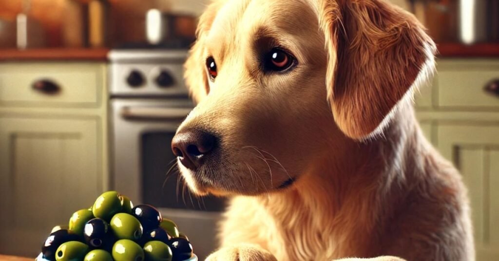 dogs eat olives