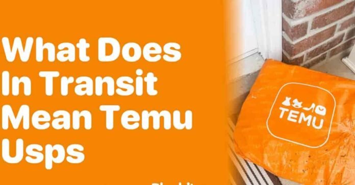 what does in transmit mean temu usps